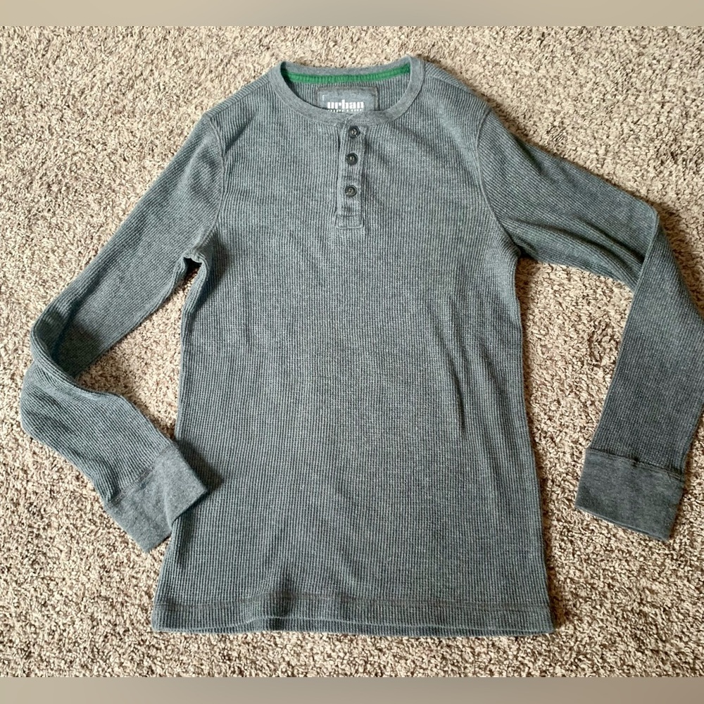 Vintage Y2K Urban Pipeline Waffle Shirt